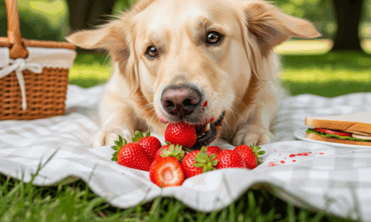 Mogen honden aardbeien eten